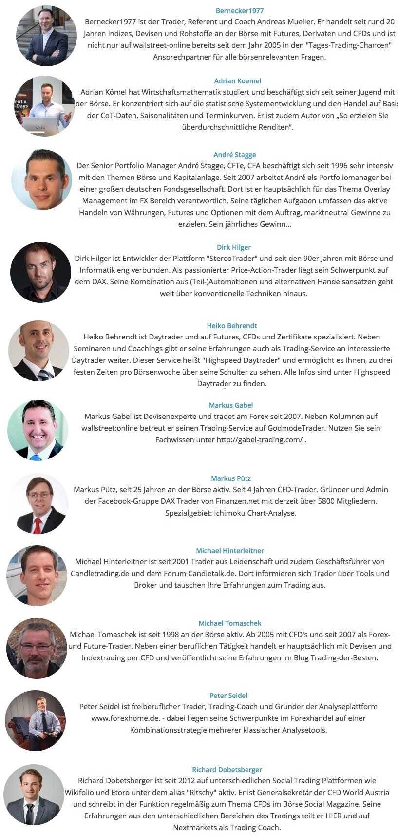 Trading-Treff Autoren auf der World of Trading 2018 Trading-Treff Autoren auf der World of Trading 2018