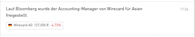 Screenshot Stellt Wirecard den Accounting-Manager für Asien frei?